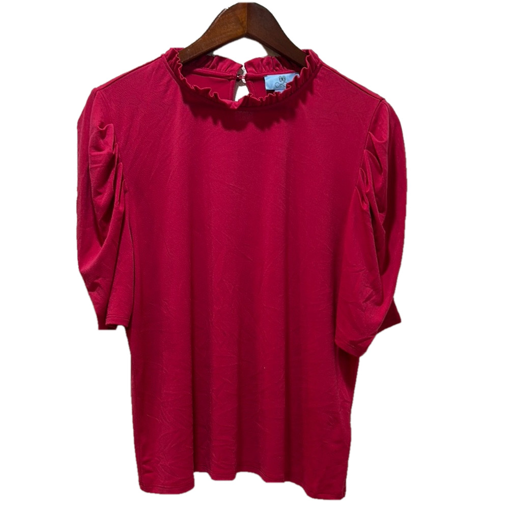 CeCe Elegant bright pink Women's Top size XL GUC